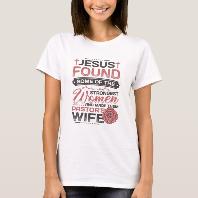 T-shirt Pasteur Femme Appréciation Église Christian Pastor (Devant)