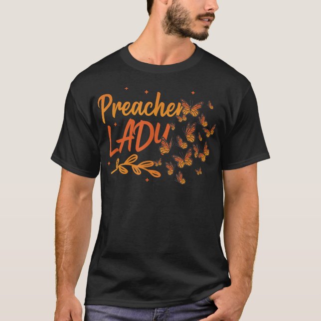T-shirt Pasteur Femme Appréciation Église Christian Preach (Devant)