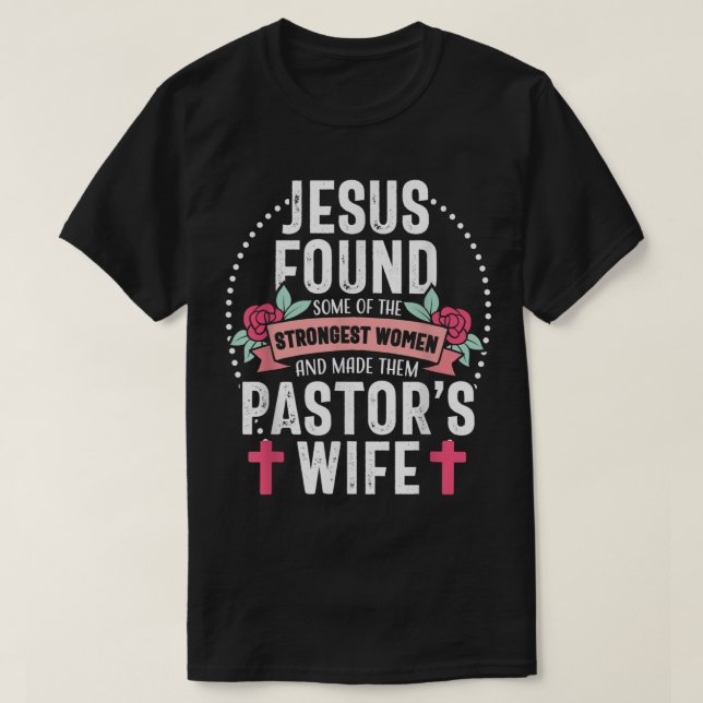 T-shirt Pasteur Femme Fière Jésus Église chrétienne Appréc (Design devant)
