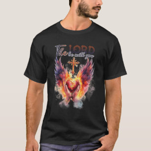T-shirt Pasteur - Mains en prière devant le Sacré-Cœur