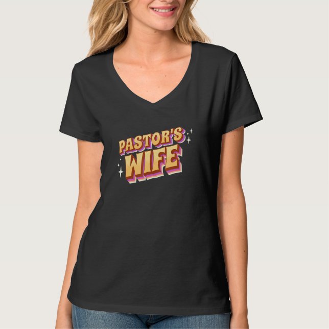 T-shirt Pasteurs Femme mignonne Amusants Prédicateurs Épou (Devant)