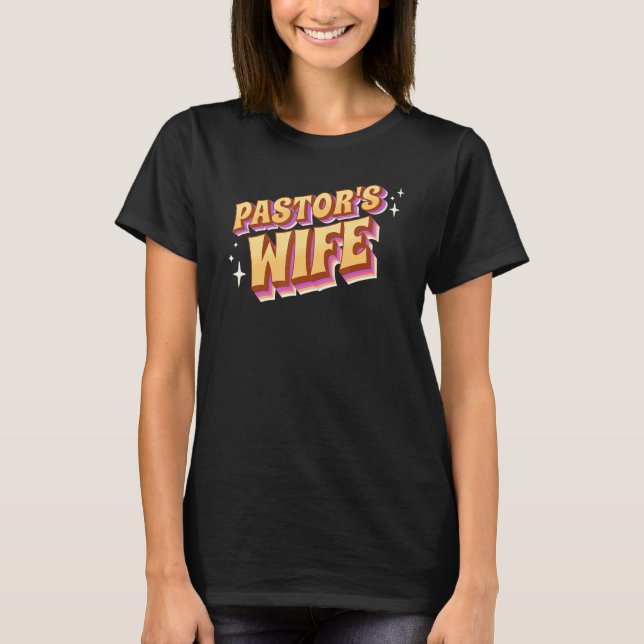 T-shirt Pasteurs Femme mignonne Amusants Prédicateurs Épou (Devant)