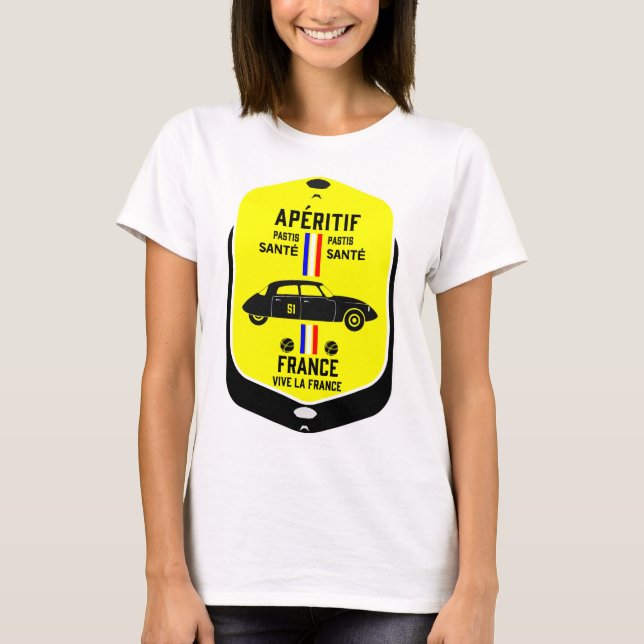 T-shirt Pastis de Marseille France (Devant)