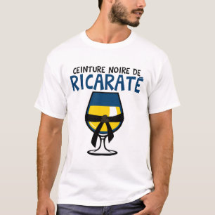 T-shirt pastis verre alcool humour apero 51 ricarate ceint