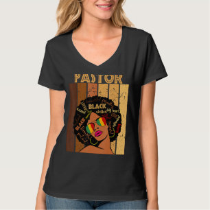 T-shirt Pastor Afro Africaine Américaine Femmes Histoire N