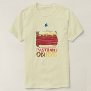 T-shirt Pastrami sur Rye NYC Kosher Jewish Deli Sandwich
