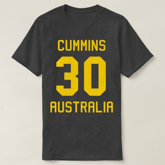 T-shirt Pat Cummins 30 Australian Cricket Jersey (Design devant)