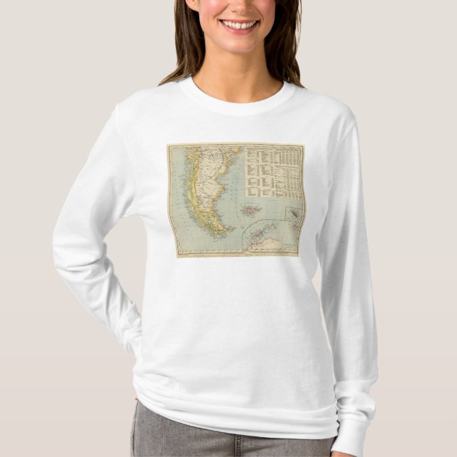 T-shirt Patagonia et l'Argentine (Devant)