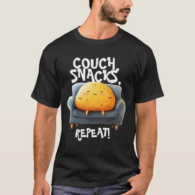 T-shirt Patate de canapé drôle (Devant)