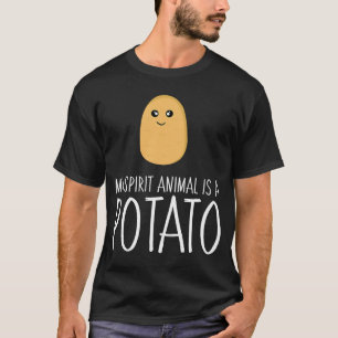T-shirt Patate  Mon animal spirituel est un costume humain