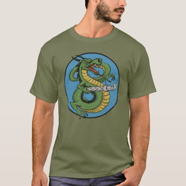 T-shirt Patch 2ÈME GUERRE MONDIALE du 318e Escadron d'inte (Devant)
