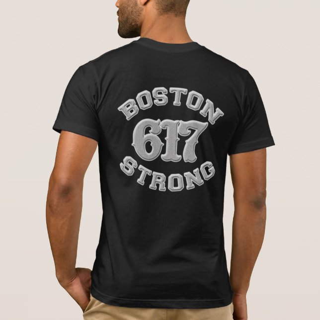 T-shirt Patch 3D robuste BOSTON 617 (Dos)