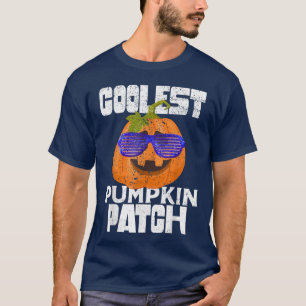 T-shirt Patch Citrouille le plus froid Jack-o'-lantern Hal