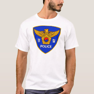 T-shirt Patch de police de la République de Corée