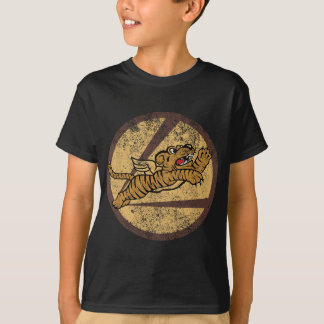 T-shirt Patch de vol pilote de l'escadron de tigres vintag