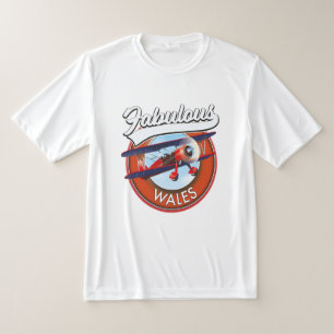 T-shirt Patch de voyage style rétro Fabulous Wales