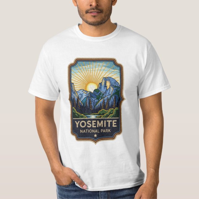 T-shirt Patch du Parc National de Yosemite (Devant)