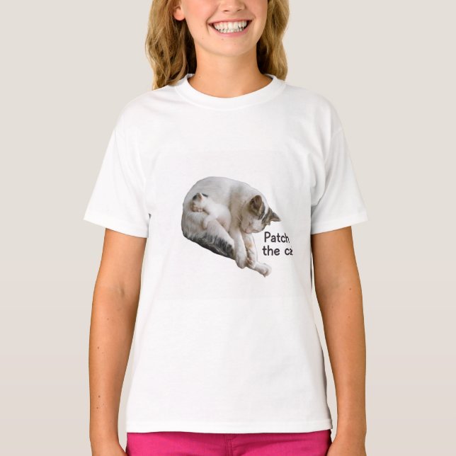 T-SHIRT PATCH LE CHAT ET SA CUISINE (Devant)