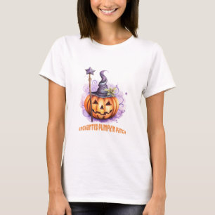 T-shirt Patchs Citrouille enchanté Pastel Halloween
