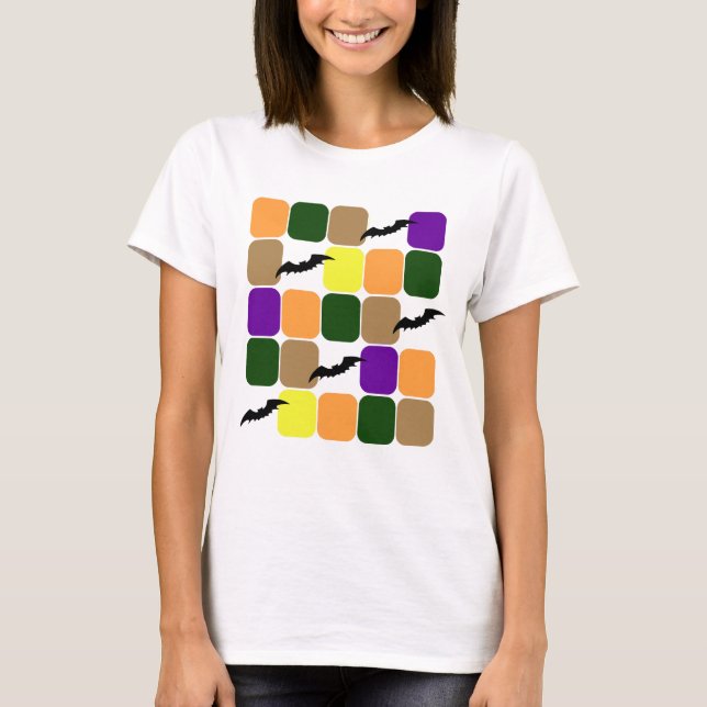 T-shirt Patchwork Bats (Devant)