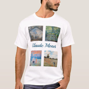 T-shirt Patchwork de chefs-d'oeuvre Claude Monet