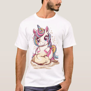 T-shirt Pâte à modeler licorne (1)
