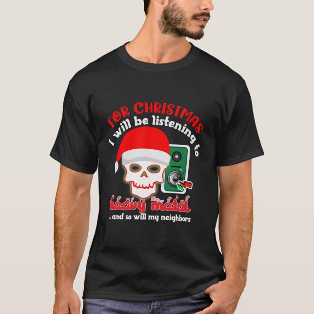 T-SHIRT PÂTE DE NOËL EN MÉTAL LOURD (Devant)