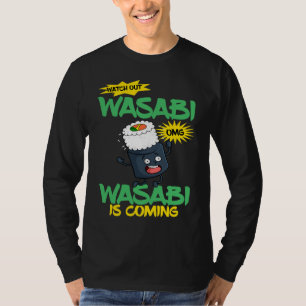 T-shirt Pâte épicée de wasabi raifort japonais Condiments