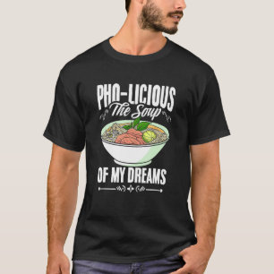 T-shirt Pâte Viêt-namienne Pâtes Pho Noodles Alimentation 