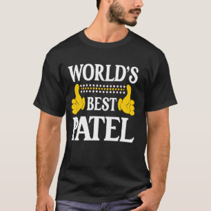 T-shirt Patel Nom de famille Funny Team Famille Nom du mon