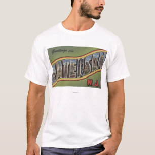 T-shirt Paterson, New Jersey - grandes scènes de lettre
