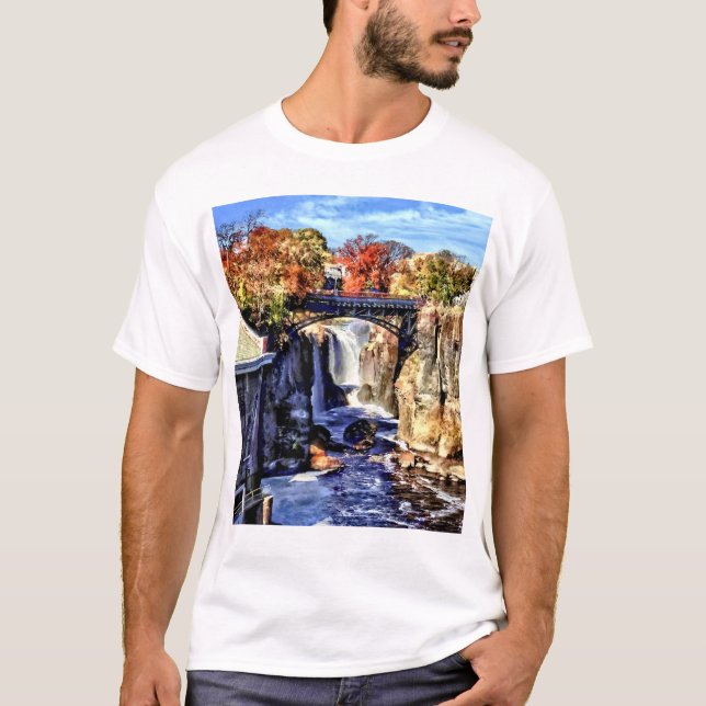T-shirt Paterson NJ - Paterson Great Falls (Devant)