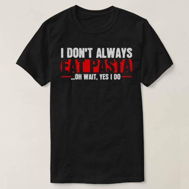 T-shirt Pâtes (Design devant)