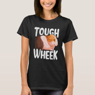 T-shirt Pâtes de cochon de Guinée robuste Roue mignonne pe