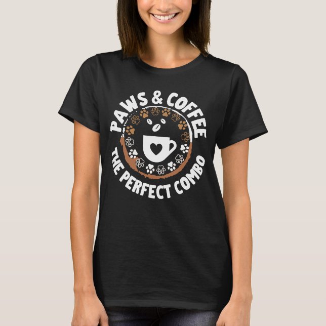 T-shirt Pâtes et café_ le combo parfait.b (Devant)
