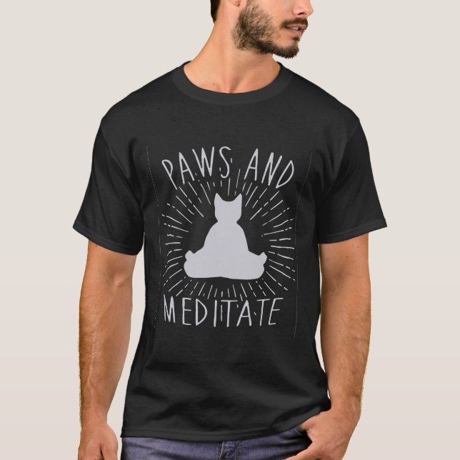 T-shirt Pâtes Et Méditer Active (Devant)