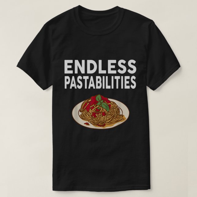 T-shirt Pâtes infinies Cadeaux Drôle Pasta Spaghetti (Design devant)