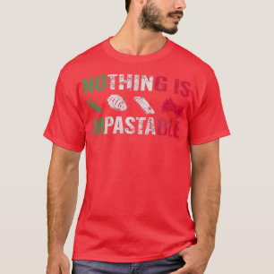 T-shirt pâtes italiennes pour hommes cuisines alimentaires