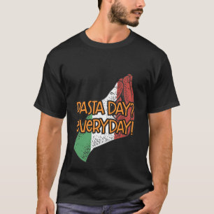 T-shirt Pâtes Jour Tous Les Jours Drôle Humour Italien Ita