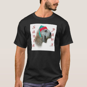 T-shirt Pâtes Père Noël Terrier à revêtement souple