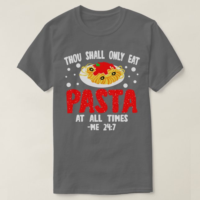 T-shirt Pâtes Tu Devras (Design devant)