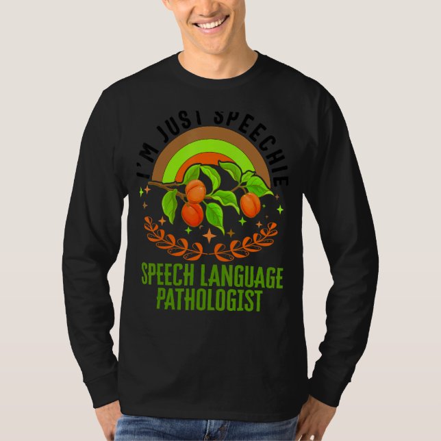 T-shirt Pathologiste de la langue de la parole Je ne suis  (Devant)