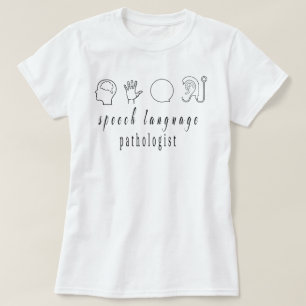 T-shirt Pathologiste de la langue de parole Chemise Thérap