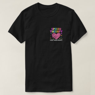 T-shirt Pathologiste du langage SLP et orthophonie