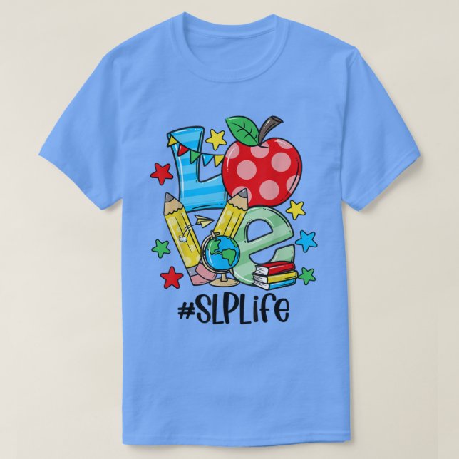T-shirt Pathologiste du langage vocal SLP Premier Dernier  (Design devant)
