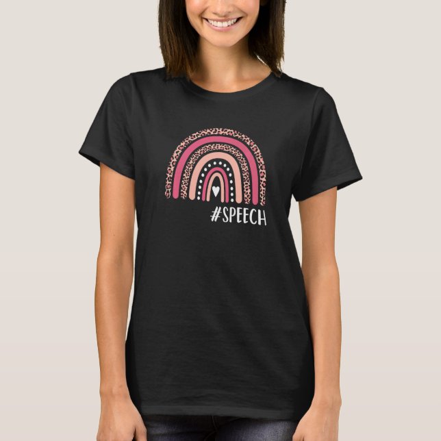 T-shirt Pathologiste du langage vocal Thérapie orthophoniq (Devant)
