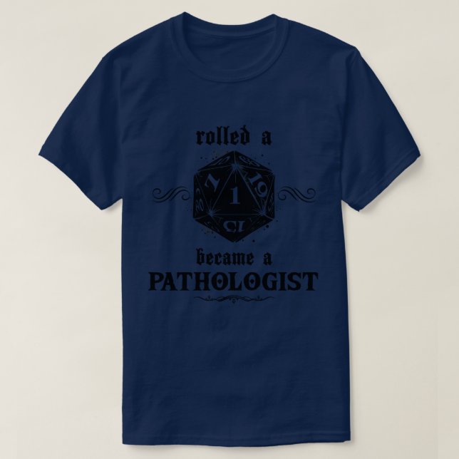 T-shirt Pathologiste malchanceux (Design devant)