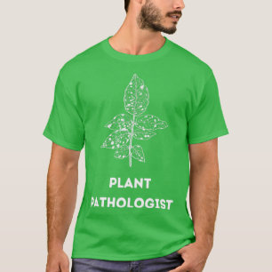 T-shirt Pathologiste plante Blanc