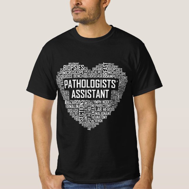 T-shirt Pathologists Assistant Heart Gifts  (Devant)