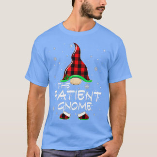 T-shirt Patient Gnome Buffalo Plaid Matching Family Christ